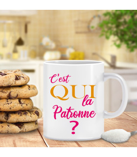 cadeau patronne mug