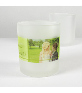 Bougeoir en verre photo