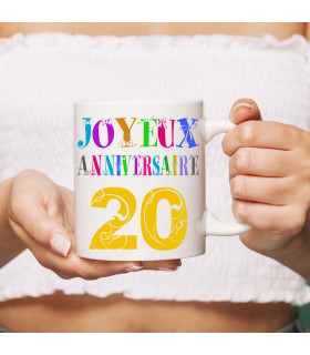 Mug 20 ans