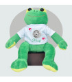 Grenouille peluche personnalisee