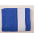 serviette bleue personnalisée