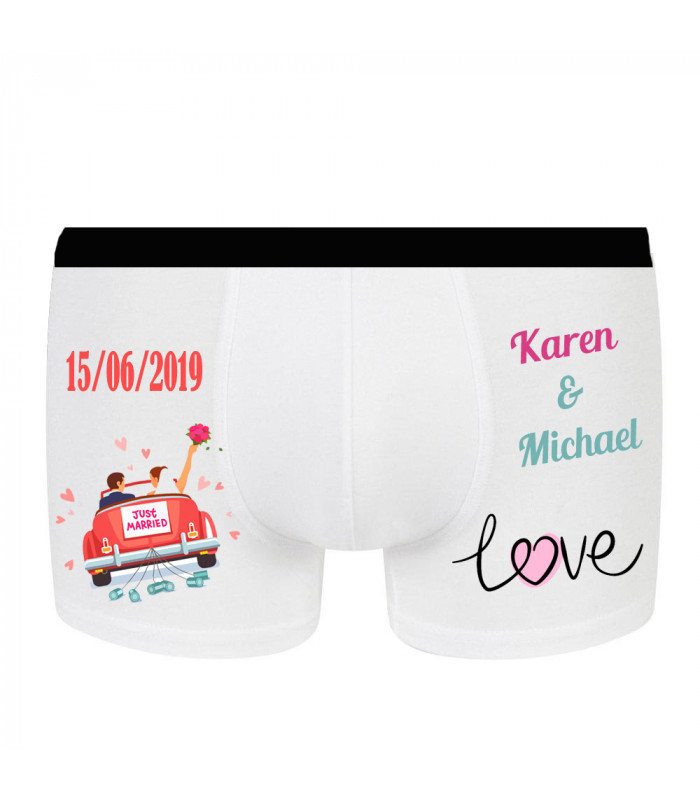 Cadeau boxer just married