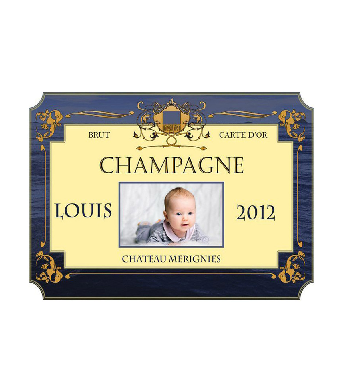 Etiquette Champagne Personnalisee Pour Bouteille De Vin Et C