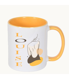 mug photo interieur jaune