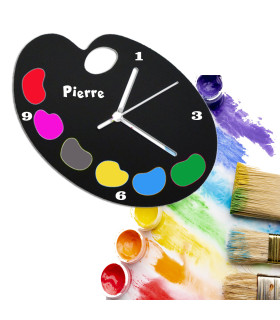 horloge peintre