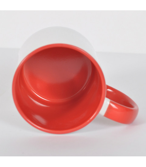 Mug label rouge couleur rouge