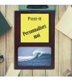 Support post it bois personnalisé