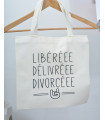 Sac façon tote bag pour femme divorcée