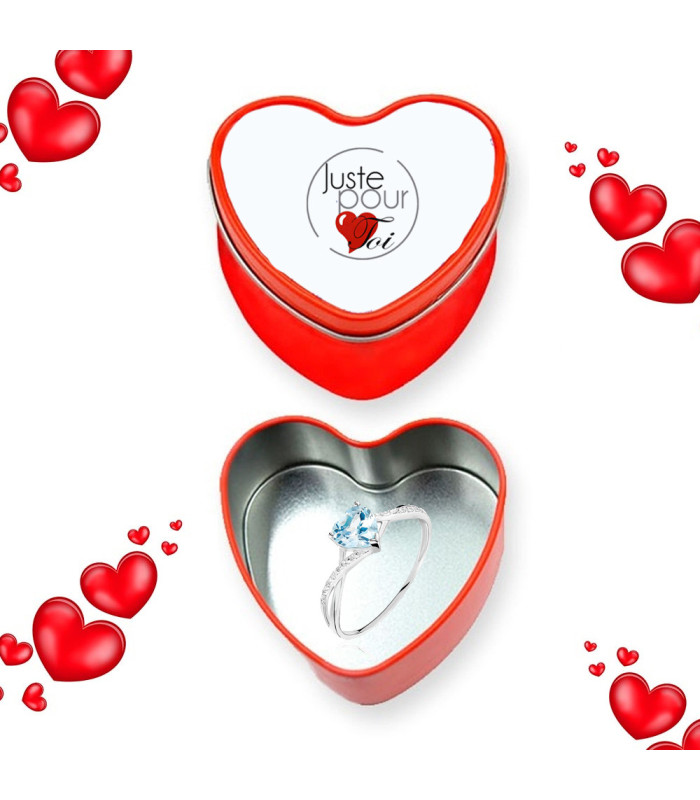 Boîte à Alliances Personnalisée avec impression | Cadeau Cérémonie Mariage