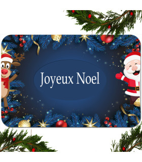 tapis de jeu noel personnalisé