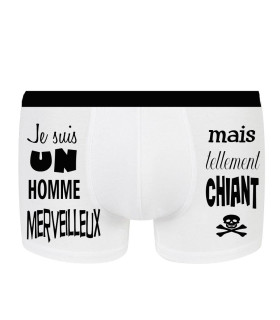 boxer homme chiant