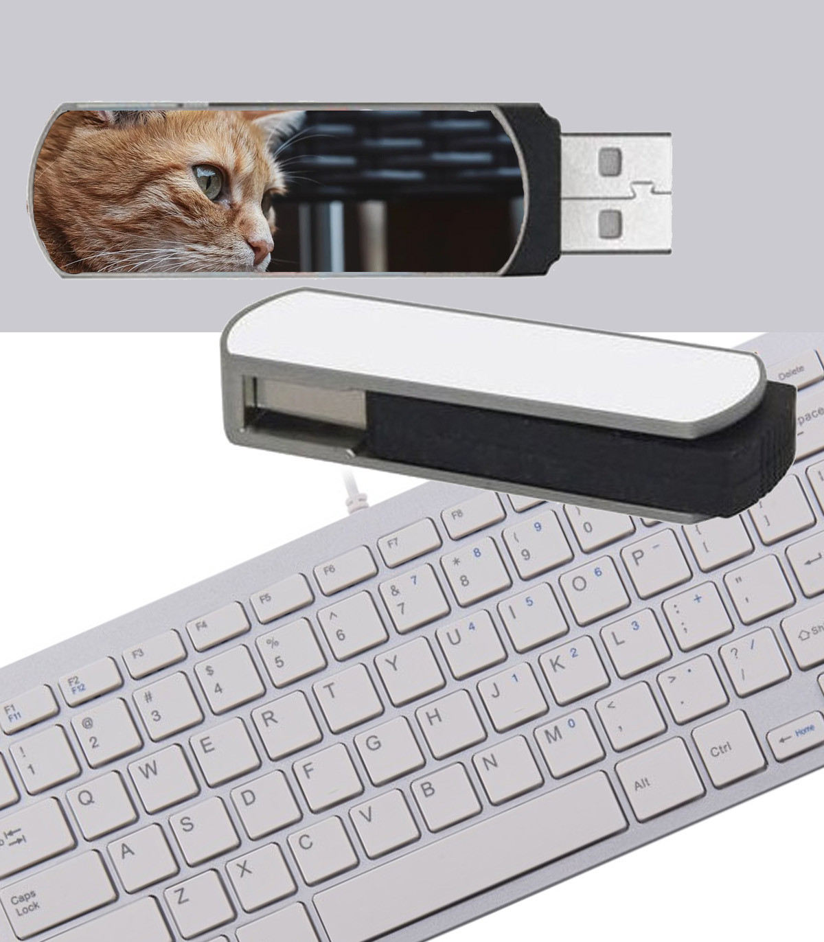 Clé USB personnalisée photo. Personnalisation de votre clé U