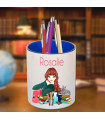 Pot crayons personnalisé interieur couleur