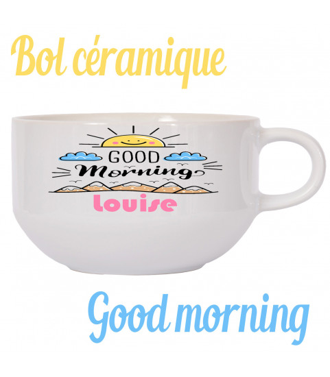 bol good morning personnalise