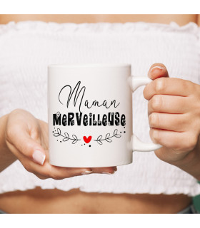 mug pour maman merveilleuse