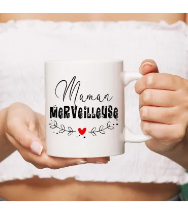 mug pour maman merveilleuse