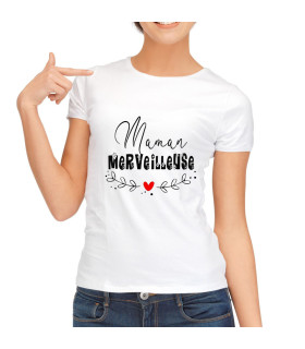 tee shirt maman merveilleuse