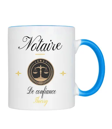 mug personnalisé pour un notaire