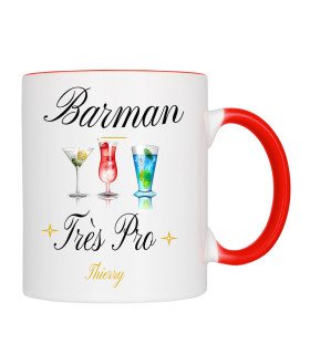 mug barman personnalise