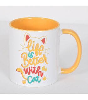 Mug chat personnalisé