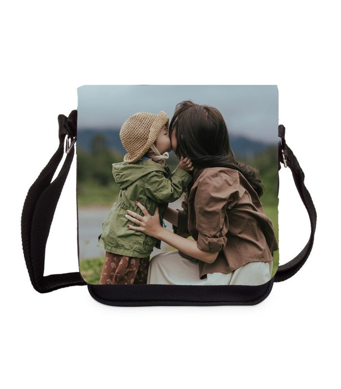 Sac Bandoulière Besace Personnalisé avec Photo