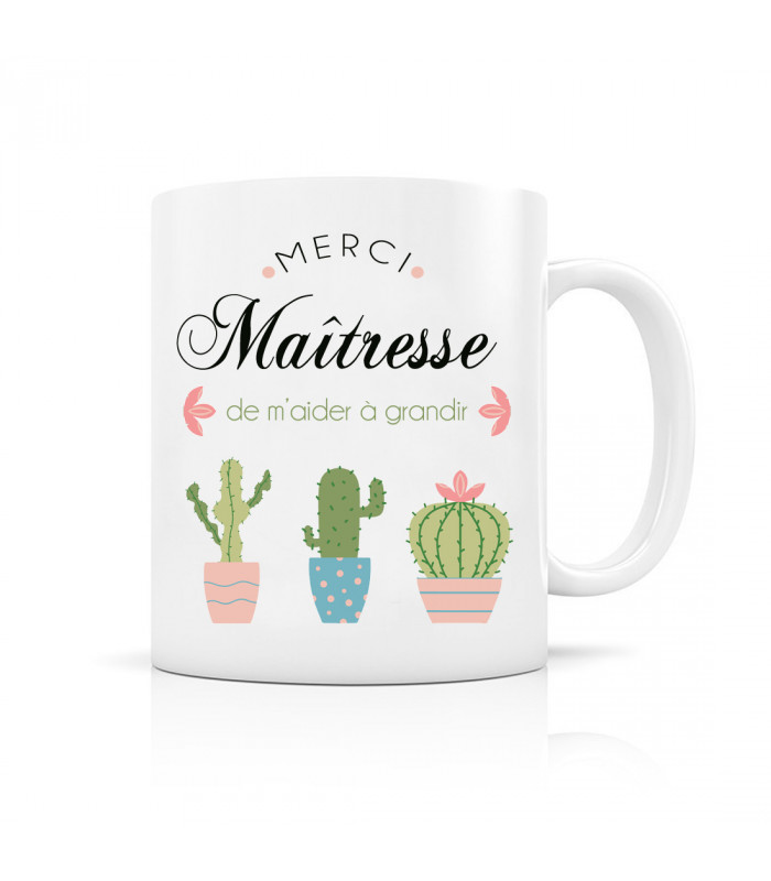 Mug maîtresse cactus
