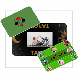 Tapis personnalisés pour jeux de cartes et de dés
