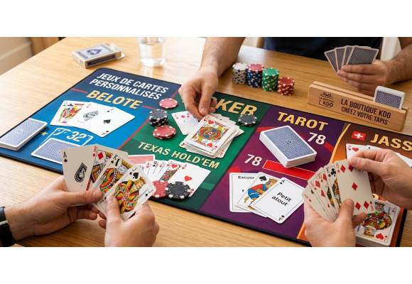 Règles des Jeux de Cartes et de Tapis : Belote, Poker, Tarot, Magie et Jass